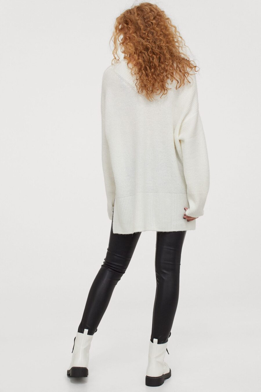 V-Neck Wool-Blend Jumper - Image 3